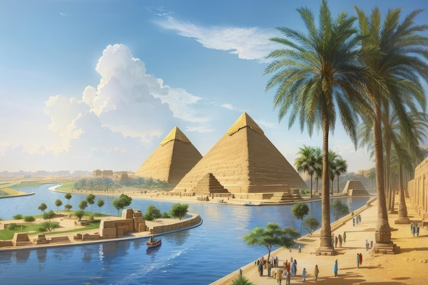 l'Egitto civilizzato la piramide di Giza