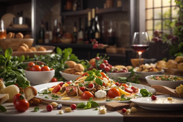 L'eleganza culinaria italiana una sinfonia di ingredienti