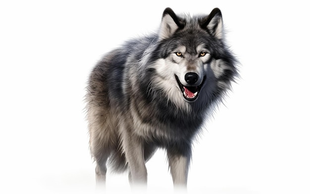 L'eleganza di Balto Un bellissimo Siberian Husky generativo di Ai