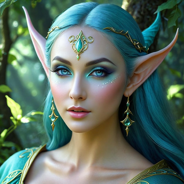 L'eleganza mistica La bellezza enigmatica del folklore elfico