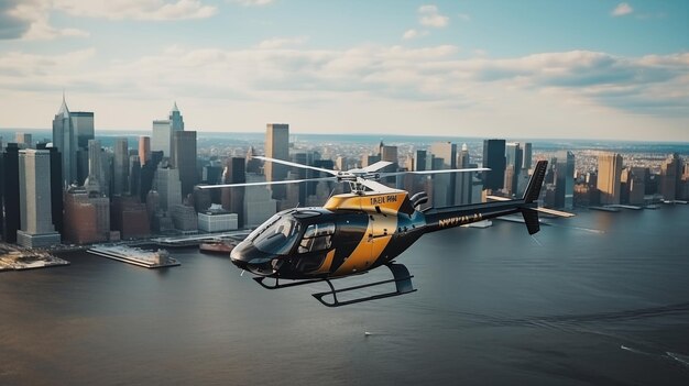 L'elicottero HighFlying Glory offre uno sguardo aereo sulla maestà diurna di New York City