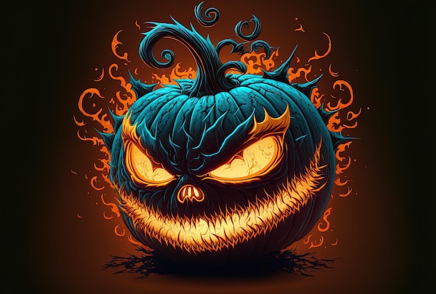 L'emblema principale di Halloween è la spaventosa testa di zucca jack o lantern