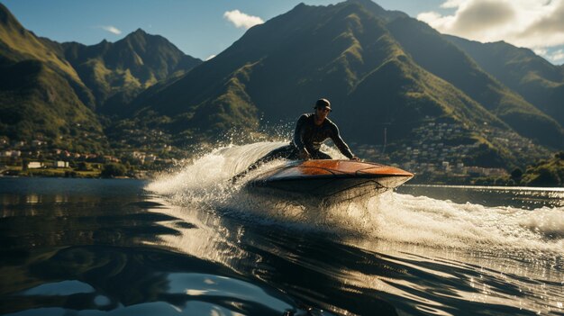 L'emozionante avventura di fare surf con i profili idrovolanti