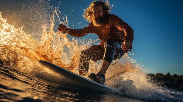 L'emozionante sport acquatico dell'idrofoil surf