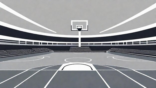 L'emozionante stadio di basket