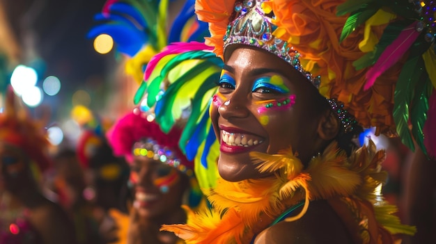 L'energia della notte del carnevale