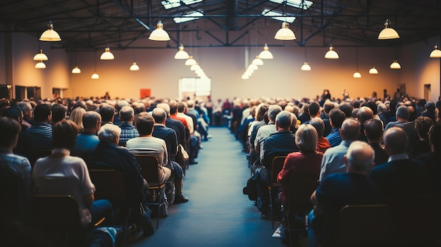 L'esperienza della conferenza consente al pubblico di assorbire informazioni preziose in una lezione IA generativa