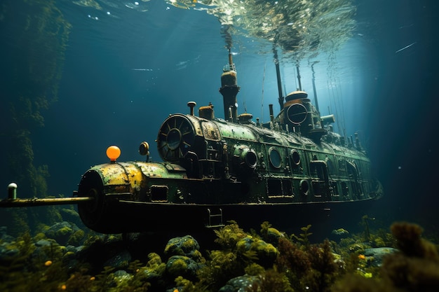 L'esplorazione sottomarina rivela relitti storici nelle profondità IA generative