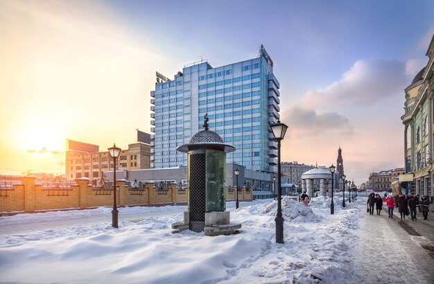 L'hotel sulla strada della città di Kazan