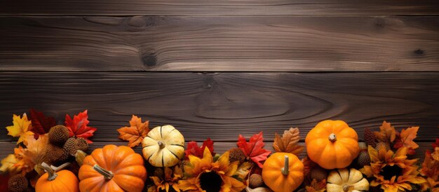 L'idea alla base di Happy Thanksgiving è ritratta in questa immagine della composizione a tema autunnale It