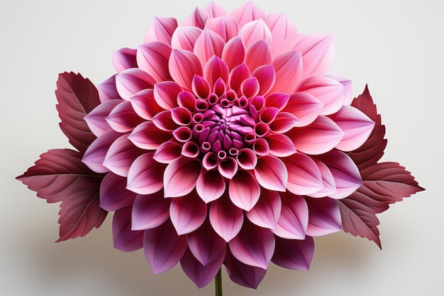 L'illustrazione del logo del bellissimo fiore di Dahlia