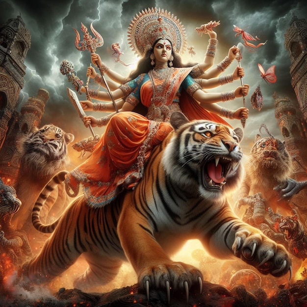 L'immagine di Ma Durga