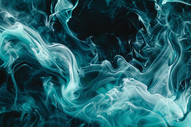 L'immagine è di fumo di colore blu