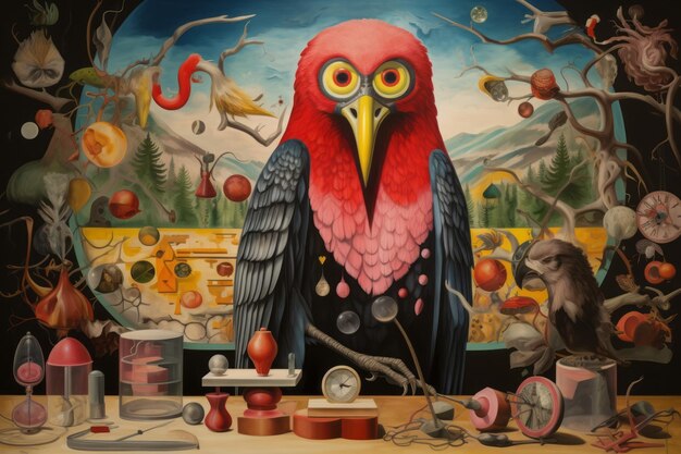 L'incantevole dipinto dell'uccello della conoscenza di sé svelato al Museo di arte popolare del Tirolo di Innsbruck