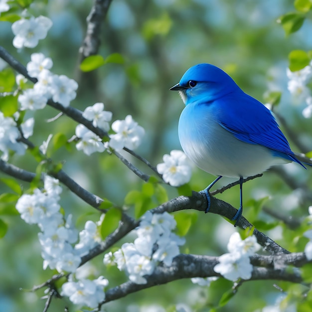 L'incantevole mondo del bellissimo uccello Generative AI