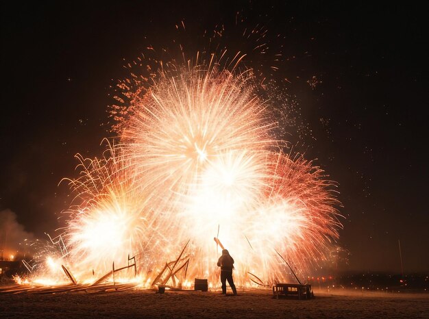 L'incantevole notte dei falò accende le scintille