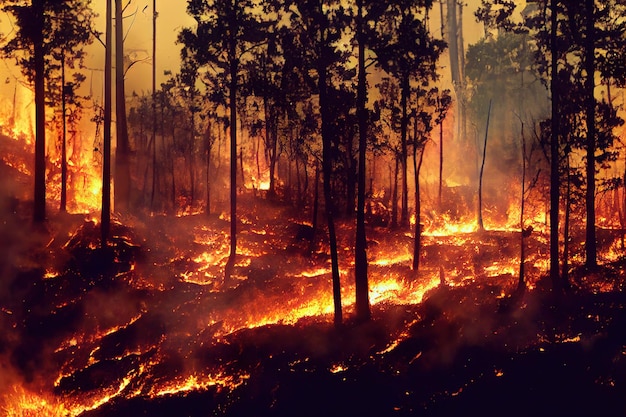 L'incendio della California brucia vicino a una zona residenziale di notte