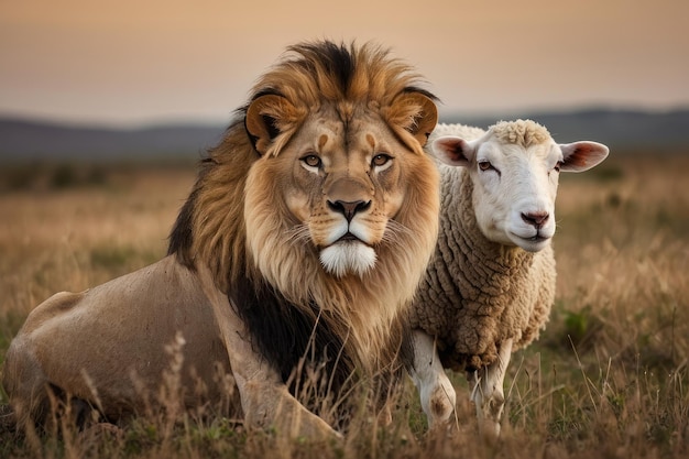 L'incontro tra leone e pecora