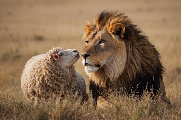 L'incontro tra leone e pecora