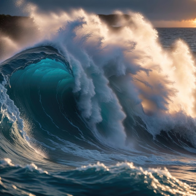 L'incredibile forza dell'oceano Cavalcare le onde Sfruttare la potenza dell'oceano