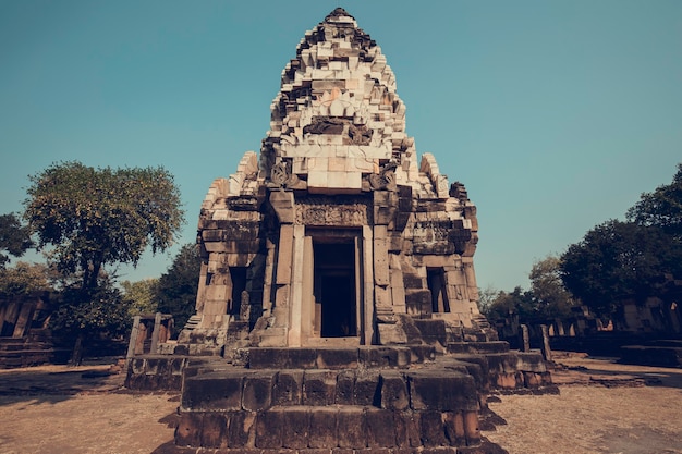 L'ingresso del castello Mueang phanom one thailand