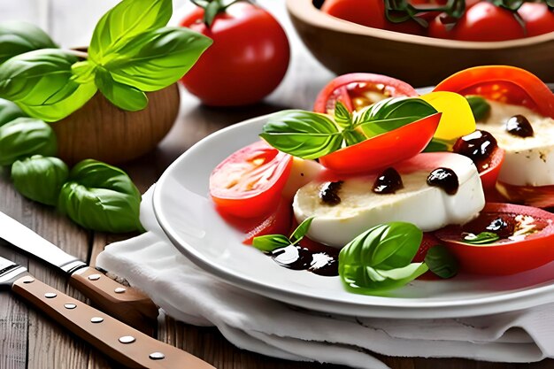 L'insalata è un piatto di ingredienti naturali misti