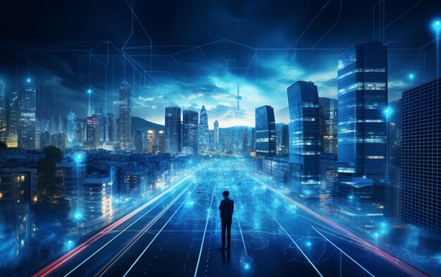 L'intelligenza artificiale che esamina il traffico dati delle infrastrutture della città intelligente è garantita dall'intelligenza artificiale