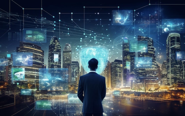 L'intelligenza artificiale che esamina il traffico dati delle infrastrutture della città intelligente è garantita dall'intelligenza artificiale