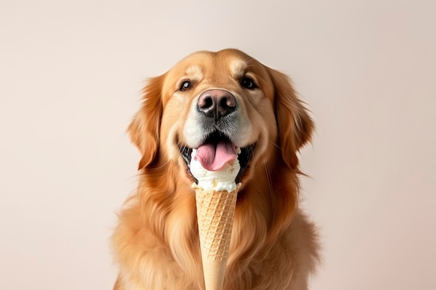 L'intelligenza artificiale generativa del cane Golden Retriever