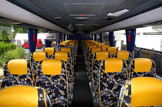 L'interno del bus Oslo Norvegia