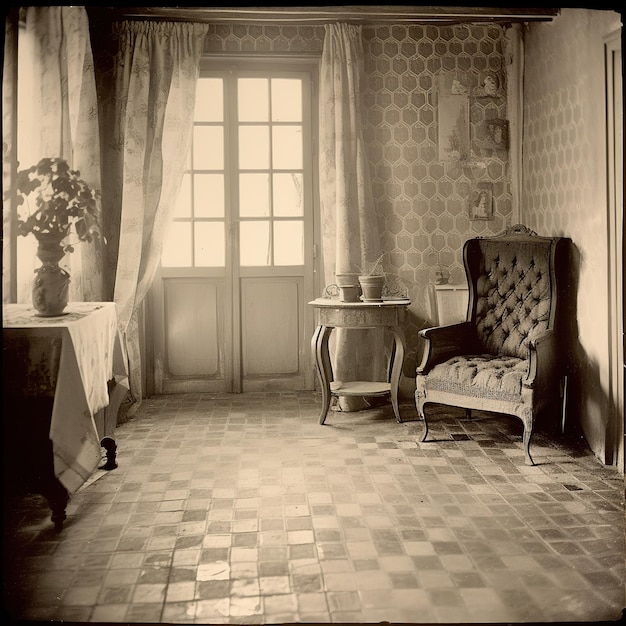 L'interno di un cottage del National Trust