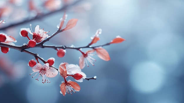 L'inverno è natura la neve bianca panorami invernali freddo e gelo il calore di casa e una tazza di tè caldo un'atmosfera speciale banner sfondo poster copia spazio biglietto di auguri