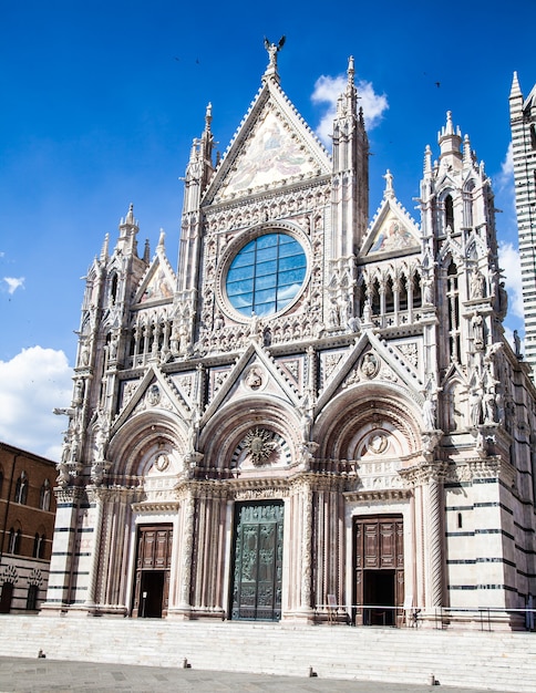 L'Italia, la Toscana, la città di Siena. Particolare del Duomo, la chiesa principale della città