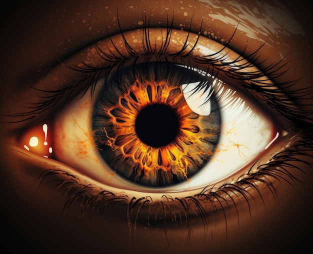L'occhio umano della variazione