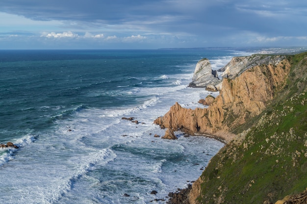 L&#39;Oceano Atlantico e Cabo da Roca