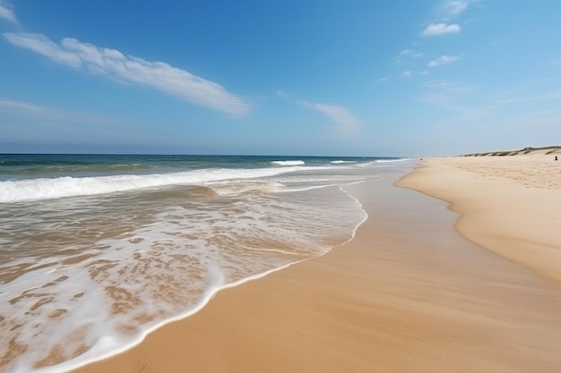 L'onda del mare della spiaggia sabbiosa genera Ai