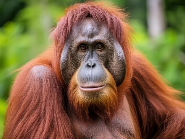 l'orangotan nello zoo