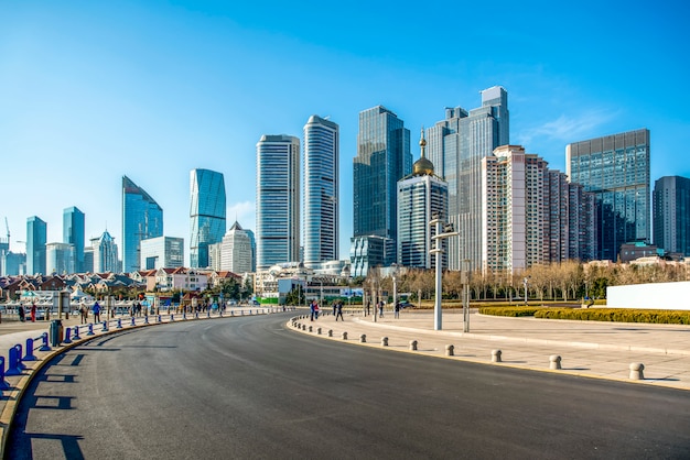 L&#39;orizzonte del paesaggio architettonico di Qingdao Seaside City