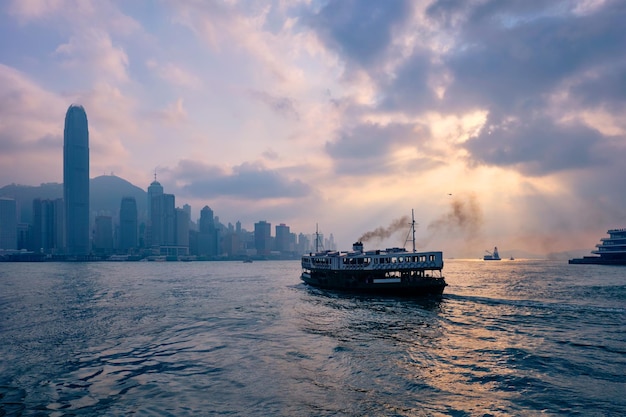 L'orizzonte di Hong Kong Hong Kong Cina