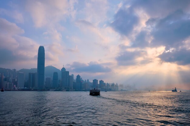 L'orizzonte di Hong Kong Hong Kong Cina