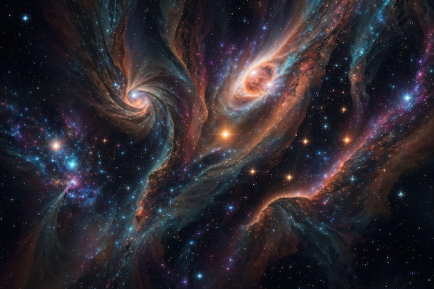 L'universo è pieno di stelle e galassia.