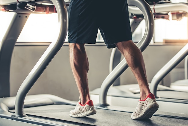 L'uomo in palestra