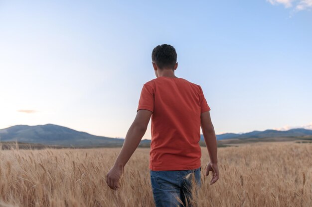 L'uomo nel campo di granoxA