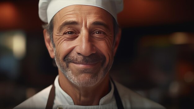 L'uomo sullo sfondo della cucina Ritratto maschile