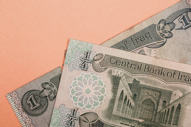 La banca centrale dell'Iraq One Dinar Banknote