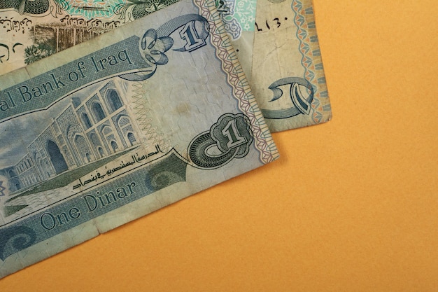 La banca centrale dell'Iraq One Dinar Banknote