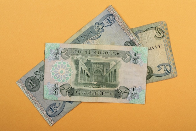 La banca centrale dell'Iraq One Dinar Banknote