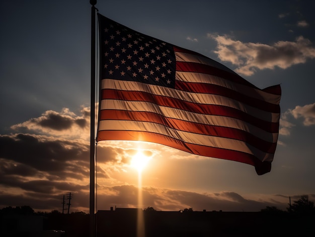 La bancarella serale dello Stendardo StarSpangled