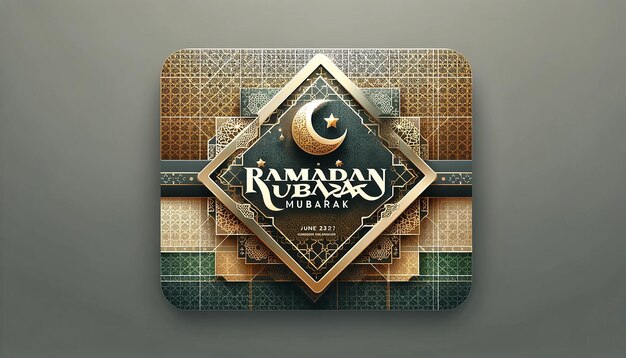 La bandiera di Ramdan Mubarak