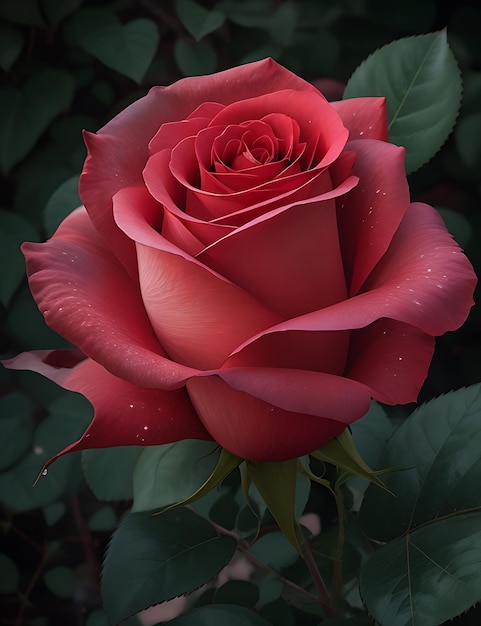 La bella rosa, fiore dell'amore e dell'eleganza